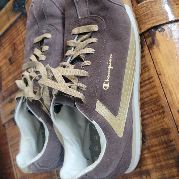 Champion Other - Champion brown suede Vintage men's sneakers size 10 Y2K kicks No Box Minor Flaws